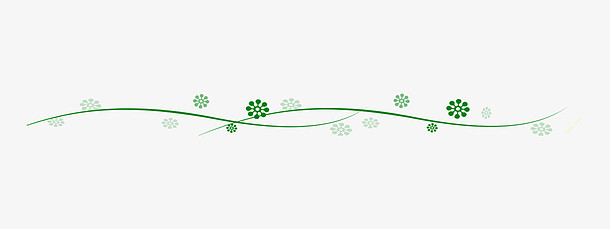 绿色简约树藤装饰图案免抠素材_新图网 h.
